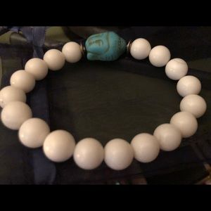 Small bracelet, turquoise Buddha stone bracelet